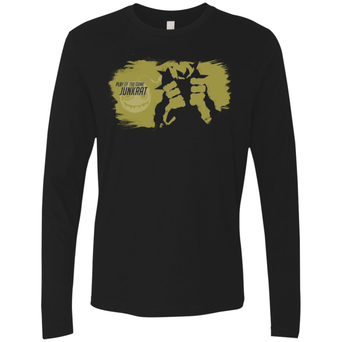 T-Shirts Black / Small Junkrat Base Men's Premium Long Sleeve