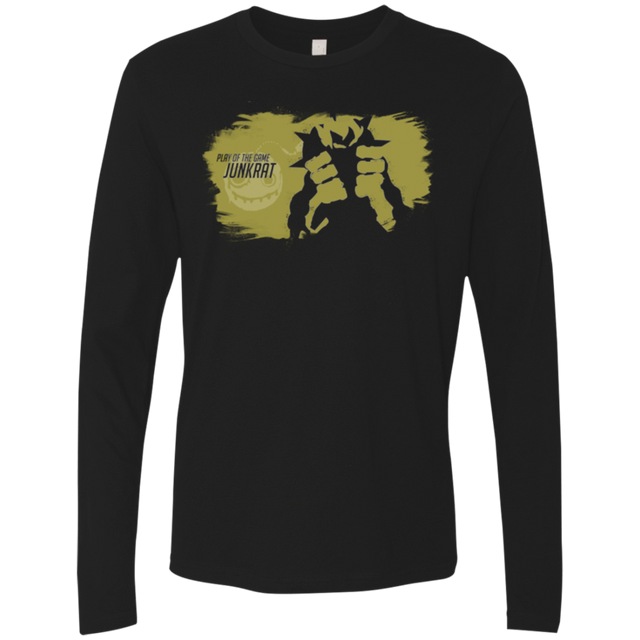 T-Shirts Black / Small Junkrat Base Men's Premium Long Sleeve
