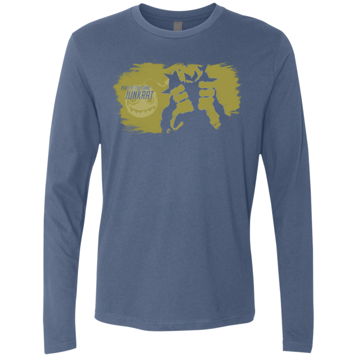 T-Shirts Indigo / Small Junkrat Base Men's Premium Long Sleeve