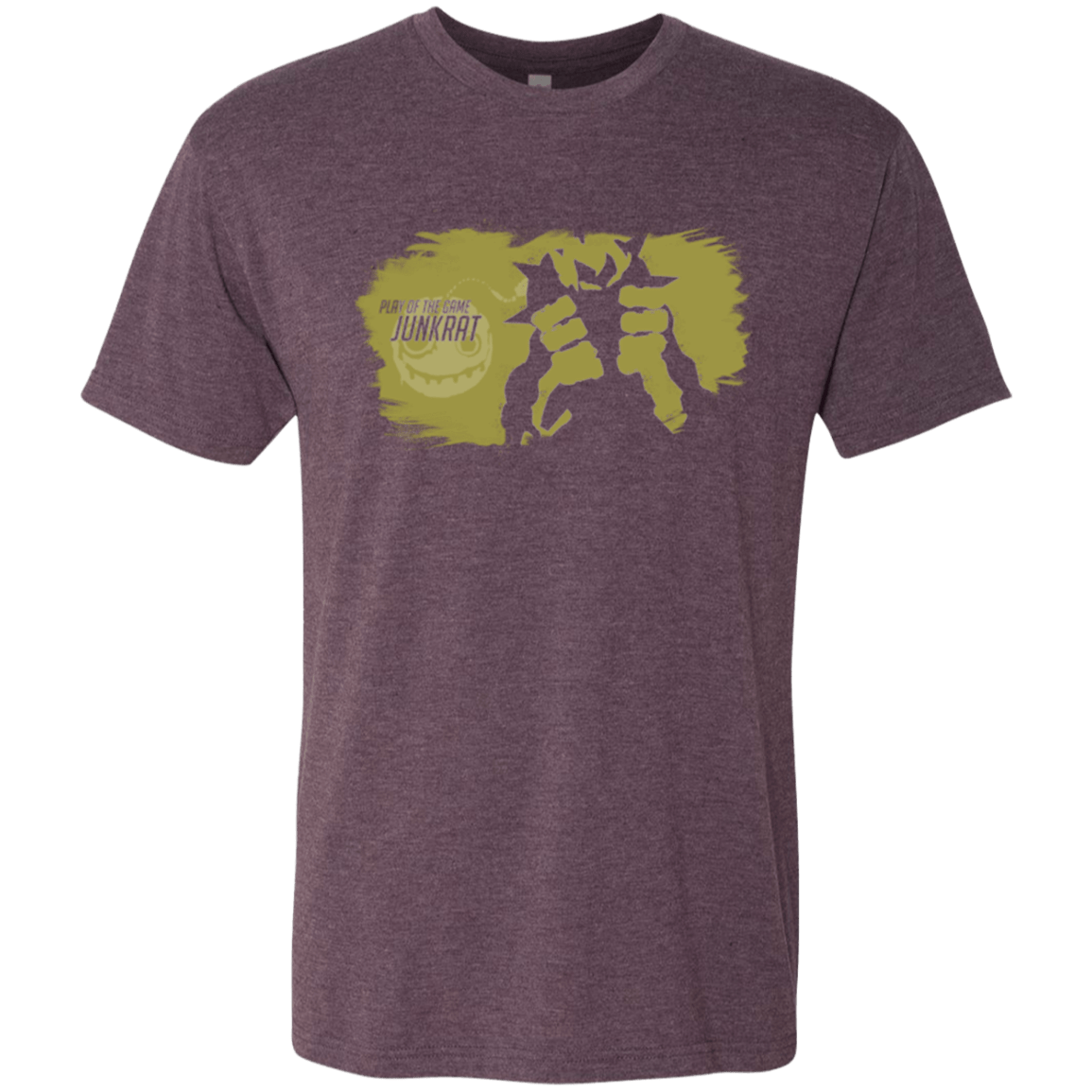 T-Shirts Vintage Purple / Small Junkrat Base Men's Triblend T-Shirt