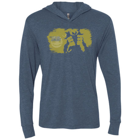 T-Shirts Indigo / X-Small Junkrat Base Triblend Long Sleeve Hoodie Tee