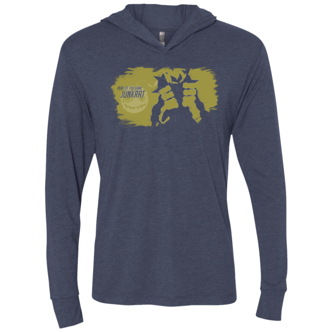 T-Shirts Vintage Navy / X-Small Junkrat Base Triblend Long Sleeve Hoodie Tee