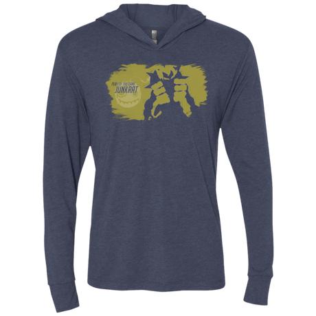 T-Shirts Vintage Navy / X-Small Junkrat Base Triblend Long Sleeve Hoodie Tee