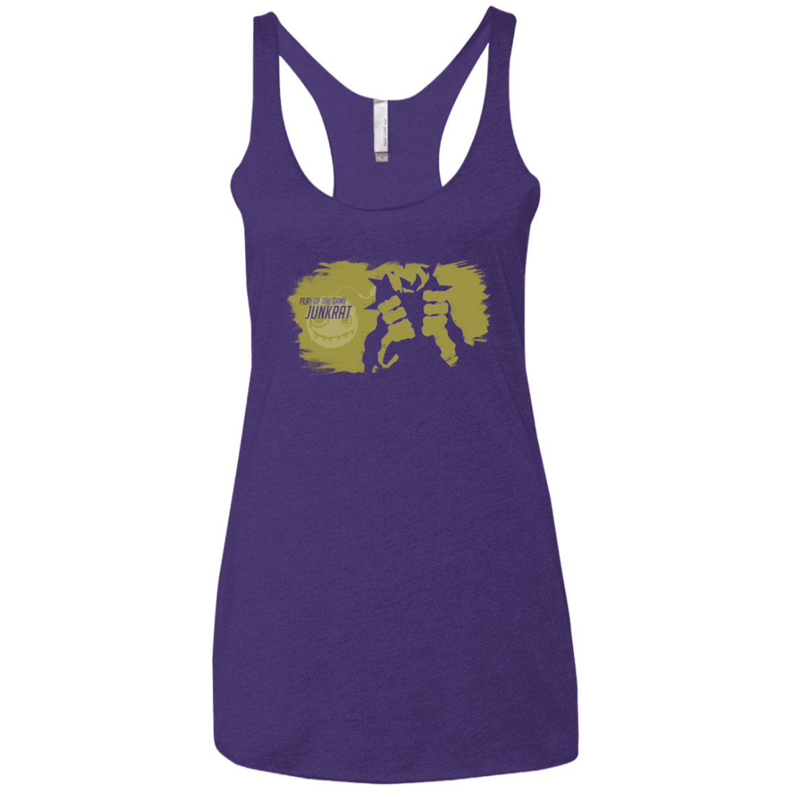 T-Shirts Purple / X-Small Junkrat Base Women's Triblend Racerback Tank
