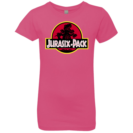 T-Shirts Hot Pink / YXS Jurasix-Pack Girls Premium T-Shirt