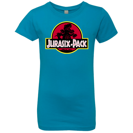 T-Shirts Turquoise / YXS Jurasix-Pack Girls Premium T-Shirt
