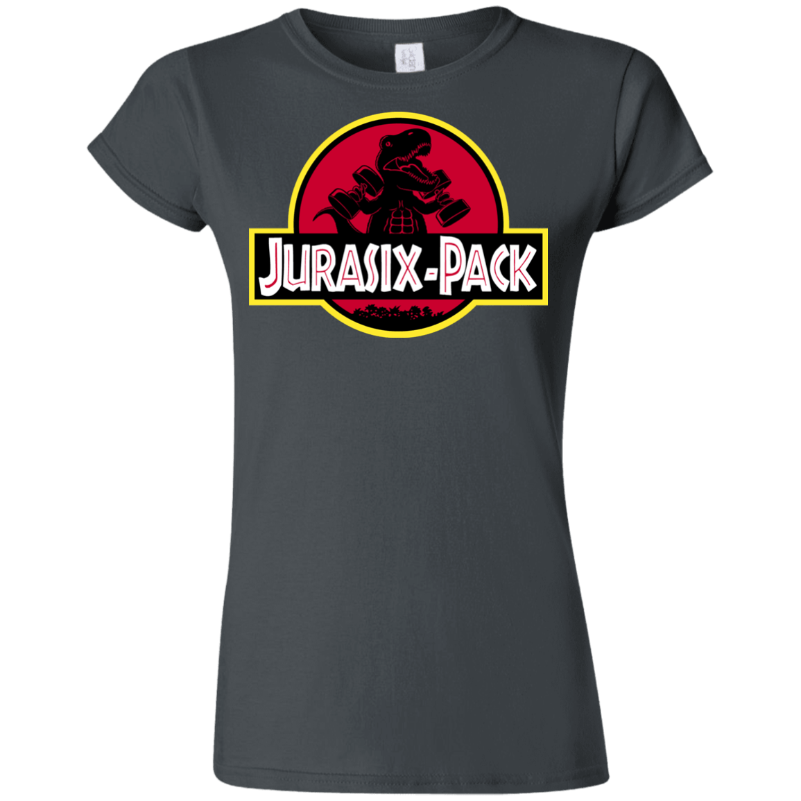 T-Shirts Charcoal / S Jurasix-Pack Junior Slimmer-Fit T-Shirt