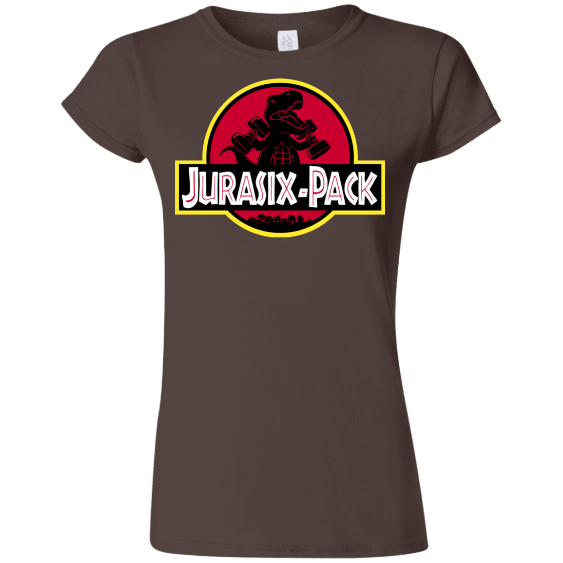 T-Shirts Dark Chocolate / S Jurasix-Pack Junior Slimmer-Fit T-Shirt