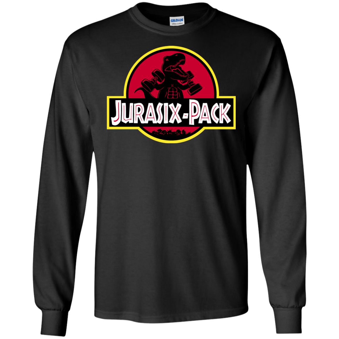 T-Shirts Black / S Jurasix-Pack Men's Long Sleeve T-Shirt