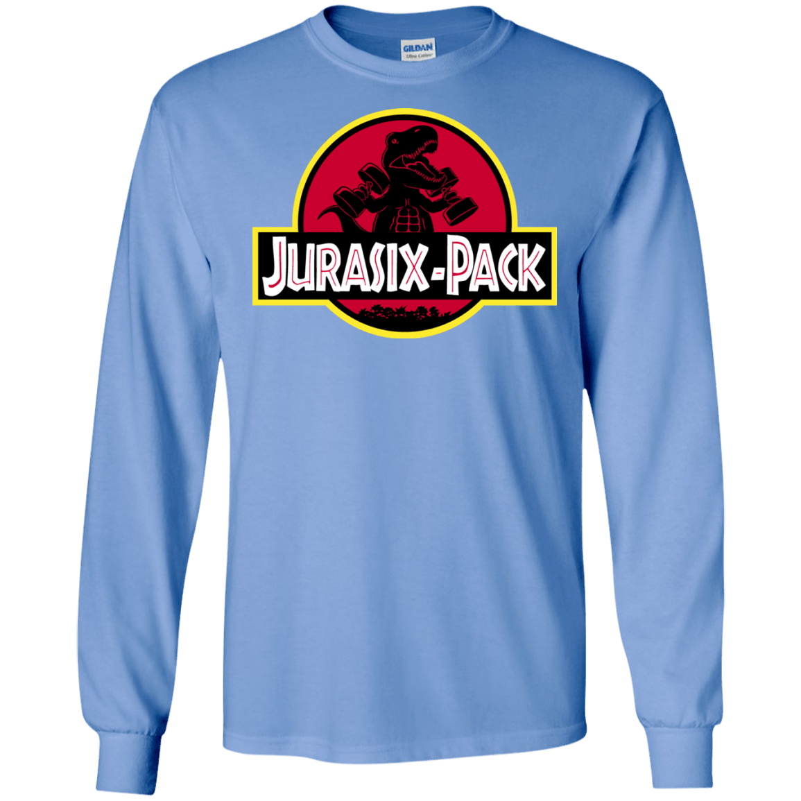 T-Shirts Carolina Blue / S Jurasix-Pack Men's Long Sleeve T-Shirt