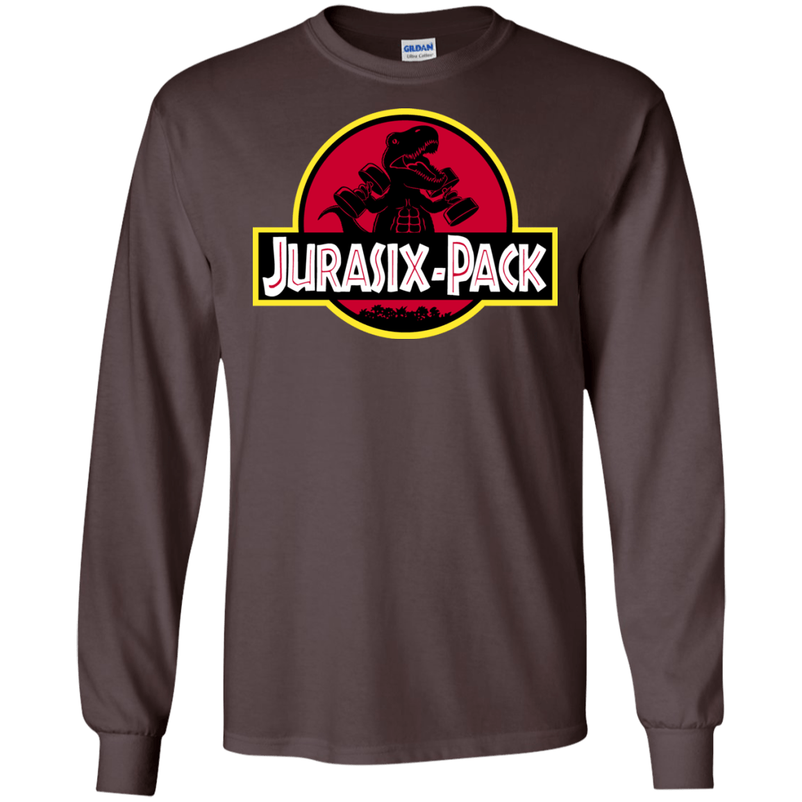 T-Shirts Dark Chocolate / S Jurasix-Pack Men's Long Sleeve T-Shirt