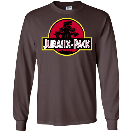 T-Shirts Dark Chocolate / S Jurasix-Pack Men's Long Sleeve T-Shirt