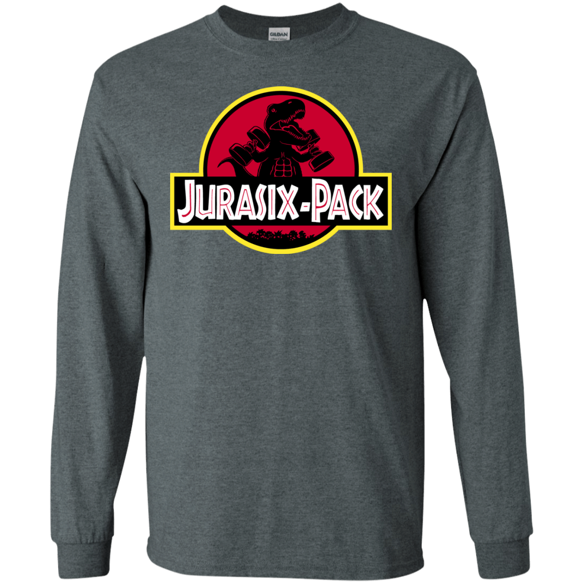 T-Shirts Dark Heather / S Jurasix-Pack Men's Long Sleeve T-Shirt