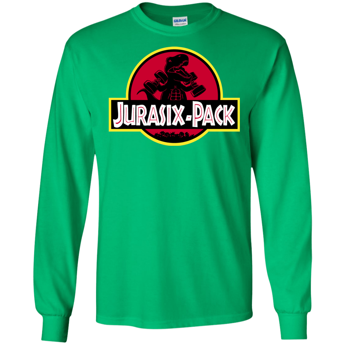 T-Shirts Irish Green / S Jurasix-Pack Men's Long Sleeve T-Shirt