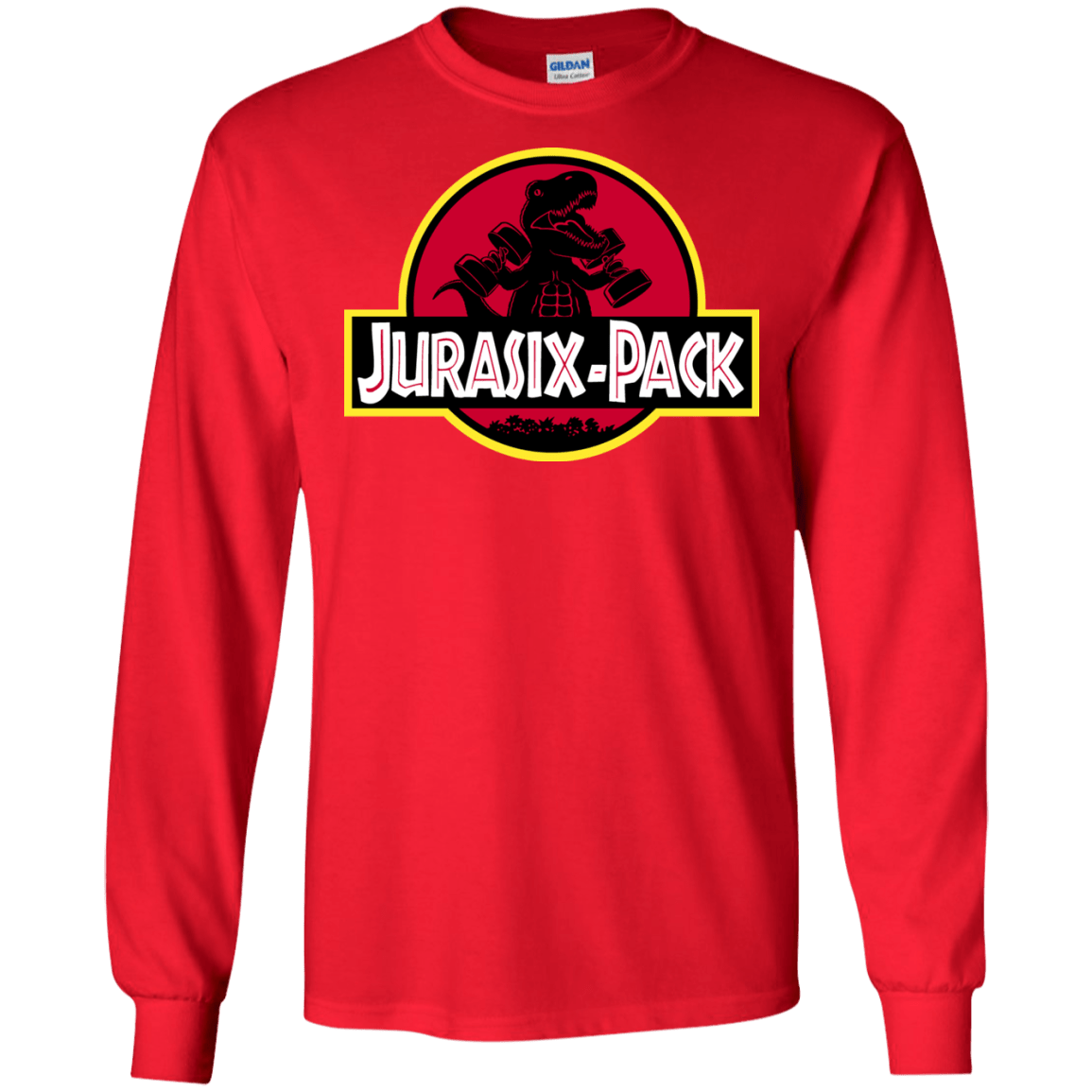 T-Shirts Red / S Jurasix-Pack Men's Long Sleeve T-Shirt