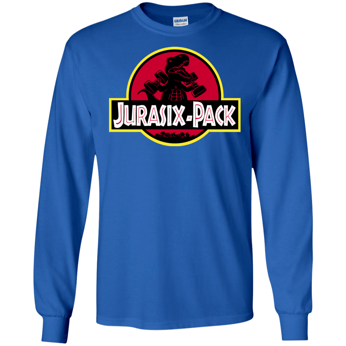 T-Shirts Royal / S Jurasix-Pack Men's Long Sleeve T-Shirt