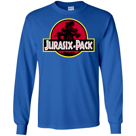 T-Shirts Royal / S Jurasix-Pack Men's Long Sleeve T-Shirt