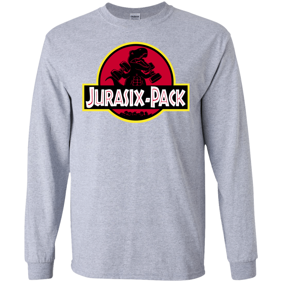 T-Shirts Sport Grey / S Jurasix-Pack Men's Long Sleeve T-Shirt