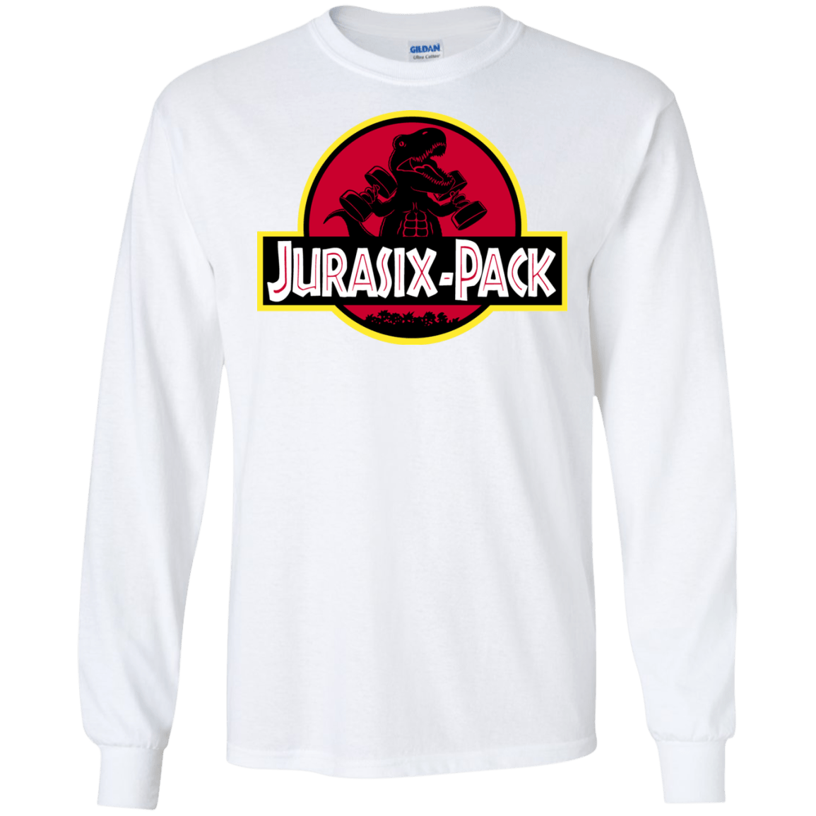 T-Shirts White / S Jurasix-Pack Men's Long Sleeve T-Shirt