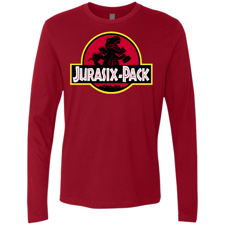 T-Shirts Cardinal / S Jurasix-Pack Men's Premium Long Sleeve