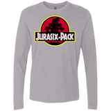 T-Shirts Heather Grey / S Jurasix-Pack Men's Premium Long Sleeve