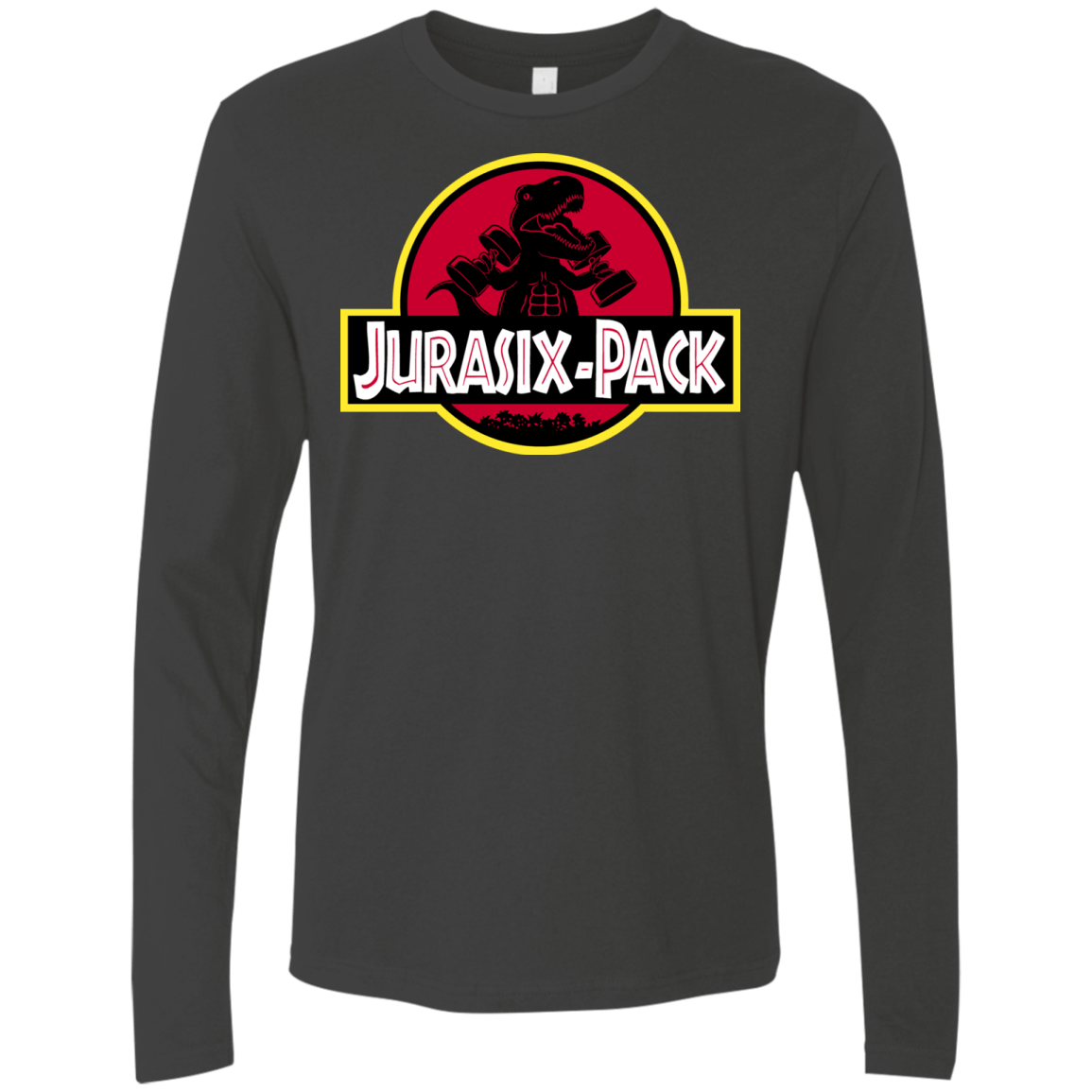 T-Shirts Heavy Metal / S Jurasix-Pack Men's Premium Long Sleeve