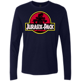 T-Shirts Midnight Navy / S Jurasix-Pack Men's Premium Long Sleeve
