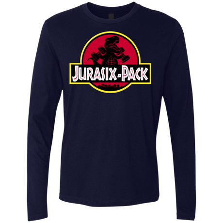 T-Shirts Midnight Navy / S Jurasix-Pack Men's Premium Long Sleeve