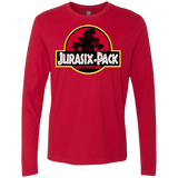 T-Shirts Red / S Jurasix-Pack Men's Premium Long Sleeve