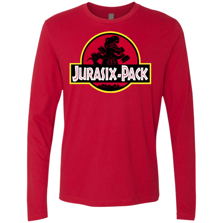 T-Shirts Red / S Jurasix-Pack Men's Premium Long Sleeve