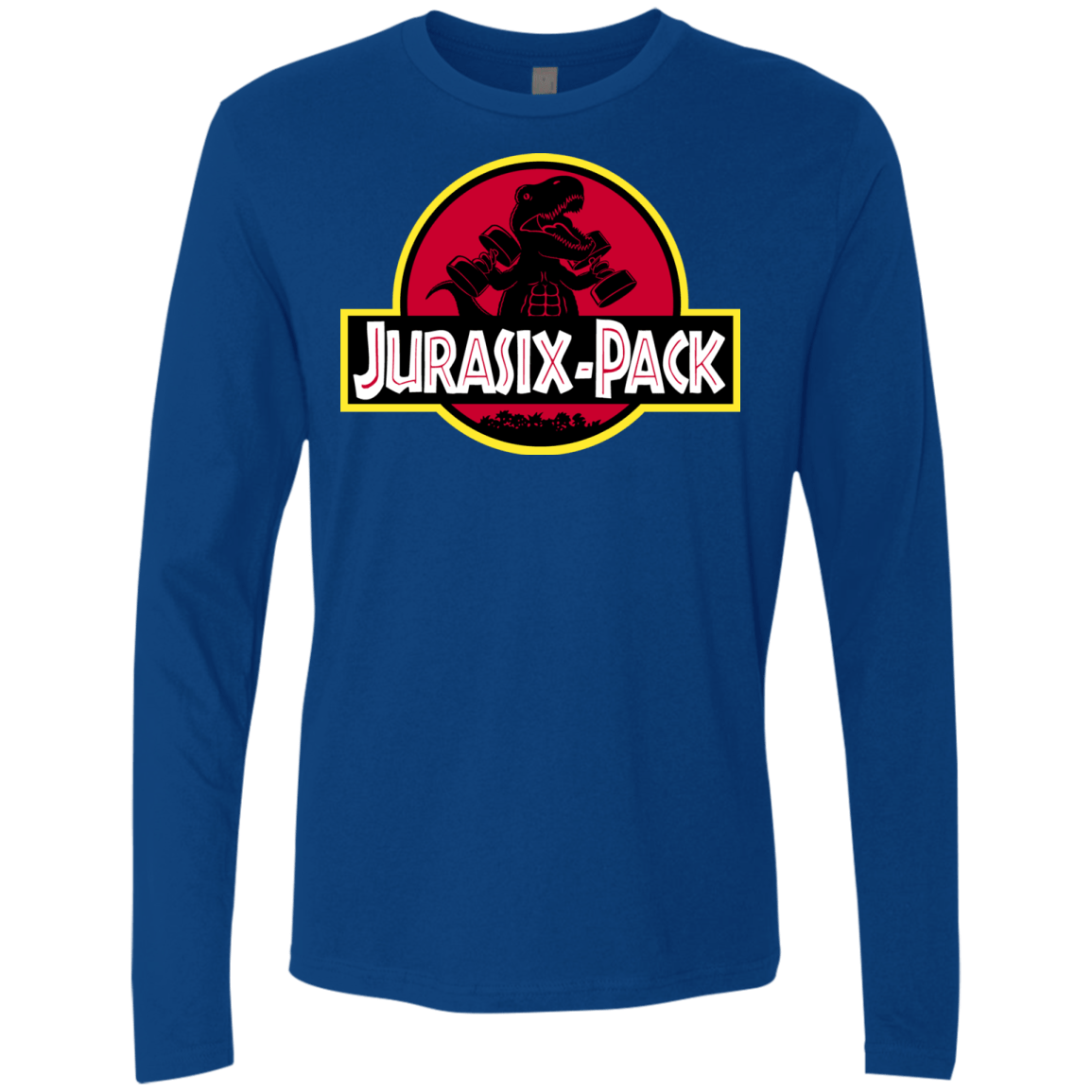 T-Shirts Royal / S Jurasix-Pack Men's Premium Long Sleeve