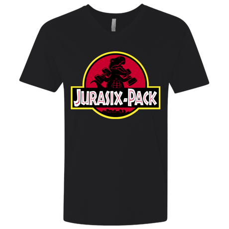 T-Shirts Black / X-Small Jurasix-Pack Men's Premium V-Neck