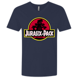 T-Shirts Midnight Navy / X-Small Jurasix-Pack Men's Premium V-Neck