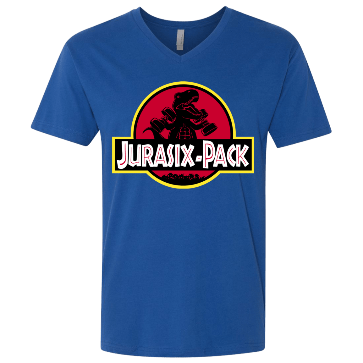 T-Shirts Royal / X-Small Jurasix-Pack Men's Premium V-Neck