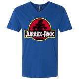 T-Shirts Royal / X-Small Jurasix-Pack Men's Premium V-Neck