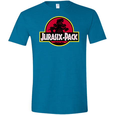 T-Shirts Antique Sapphire / S Jurasix-Pack Men's Semi-Fitted Softstyle