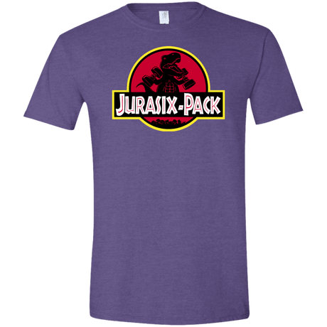 T-Shirts Heather Purple / S Jurasix-Pack Men's Semi-Fitted Softstyle