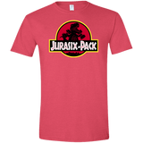 T-Shirts Heather Red / S Jurasix-Pack Men's Semi-Fitted Softstyle