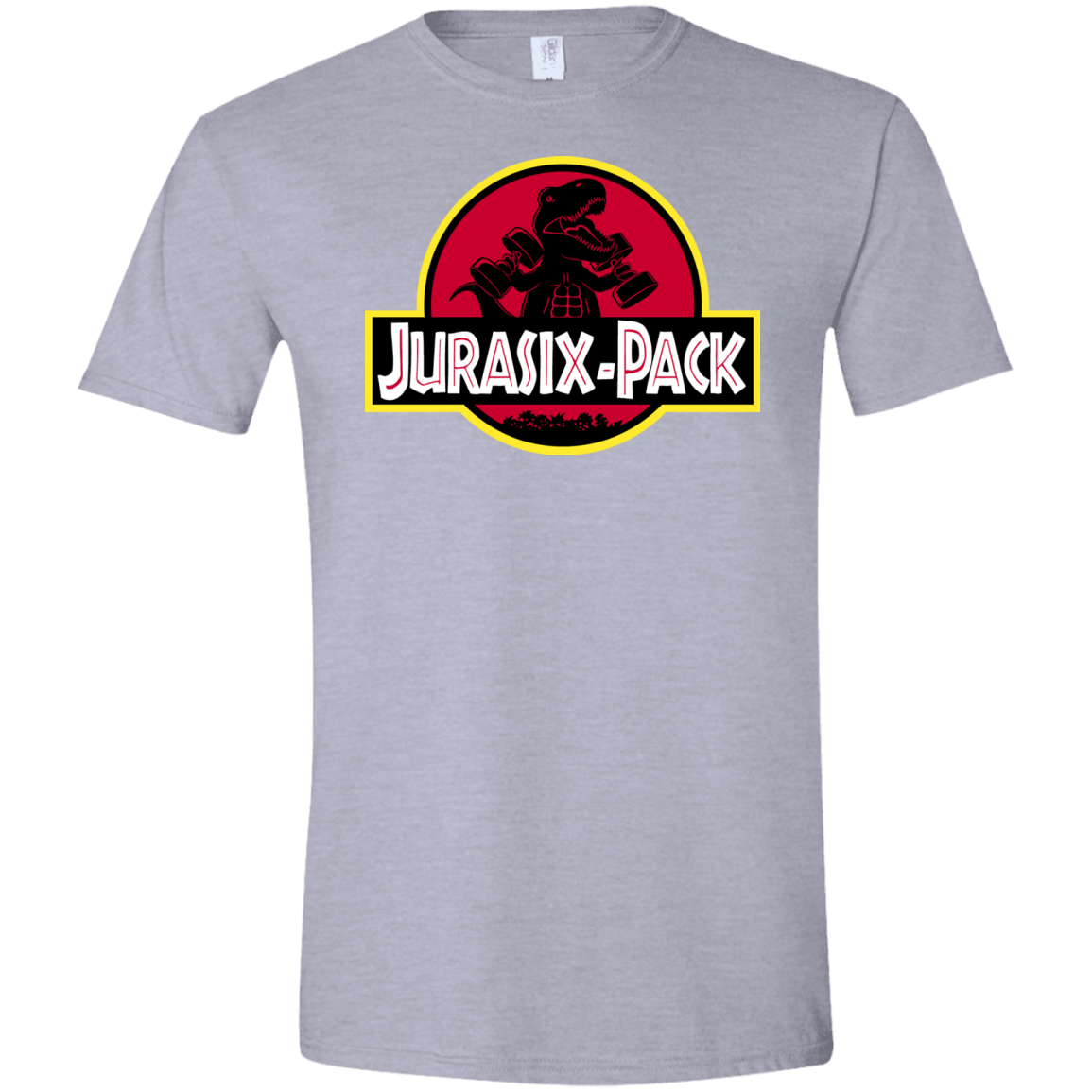 T-Shirts Sport Grey / X-Small Jurasix-Pack Men's Semi-Fitted Softstyle