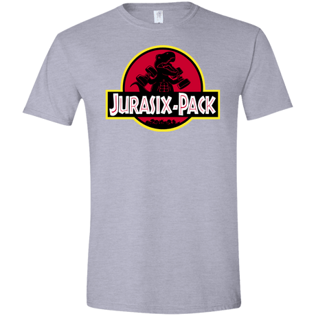T-Shirts Sport Grey / X-Small Jurasix-Pack Men's Semi-Fitted Softstyle