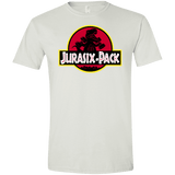 T-Shirts White / X-Small Jurasix-Pack Men's Semi-Fitted Softstyle