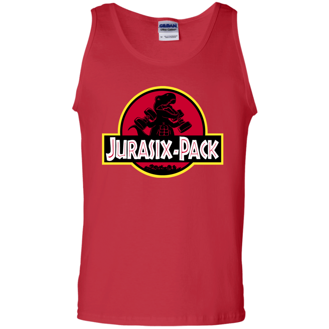 T-Shirts Red / S Jurasix-Pack Men's Tank Top
