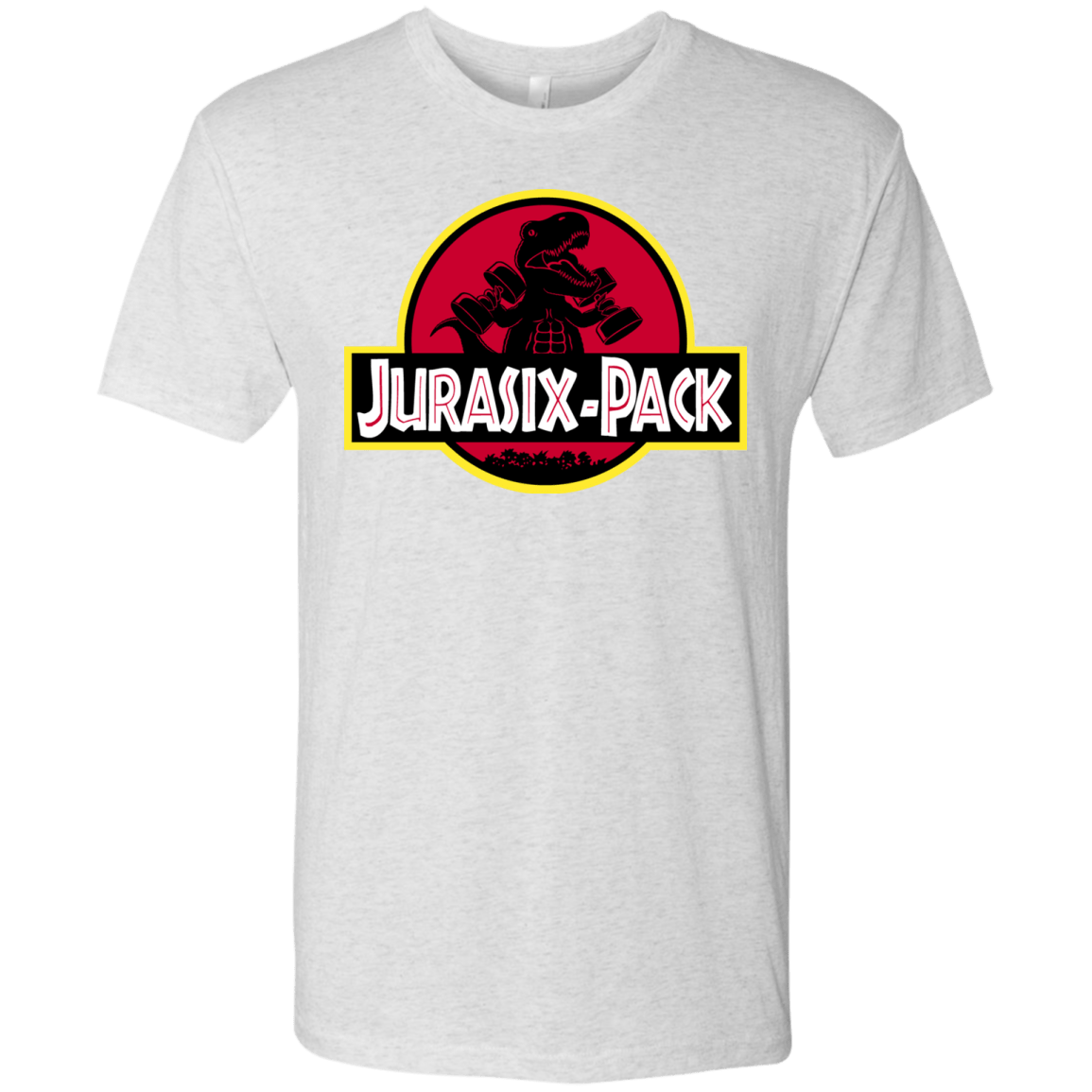 T-Shirts Heather White / S Jurasix-Pack Men's Triblend T-Shirt