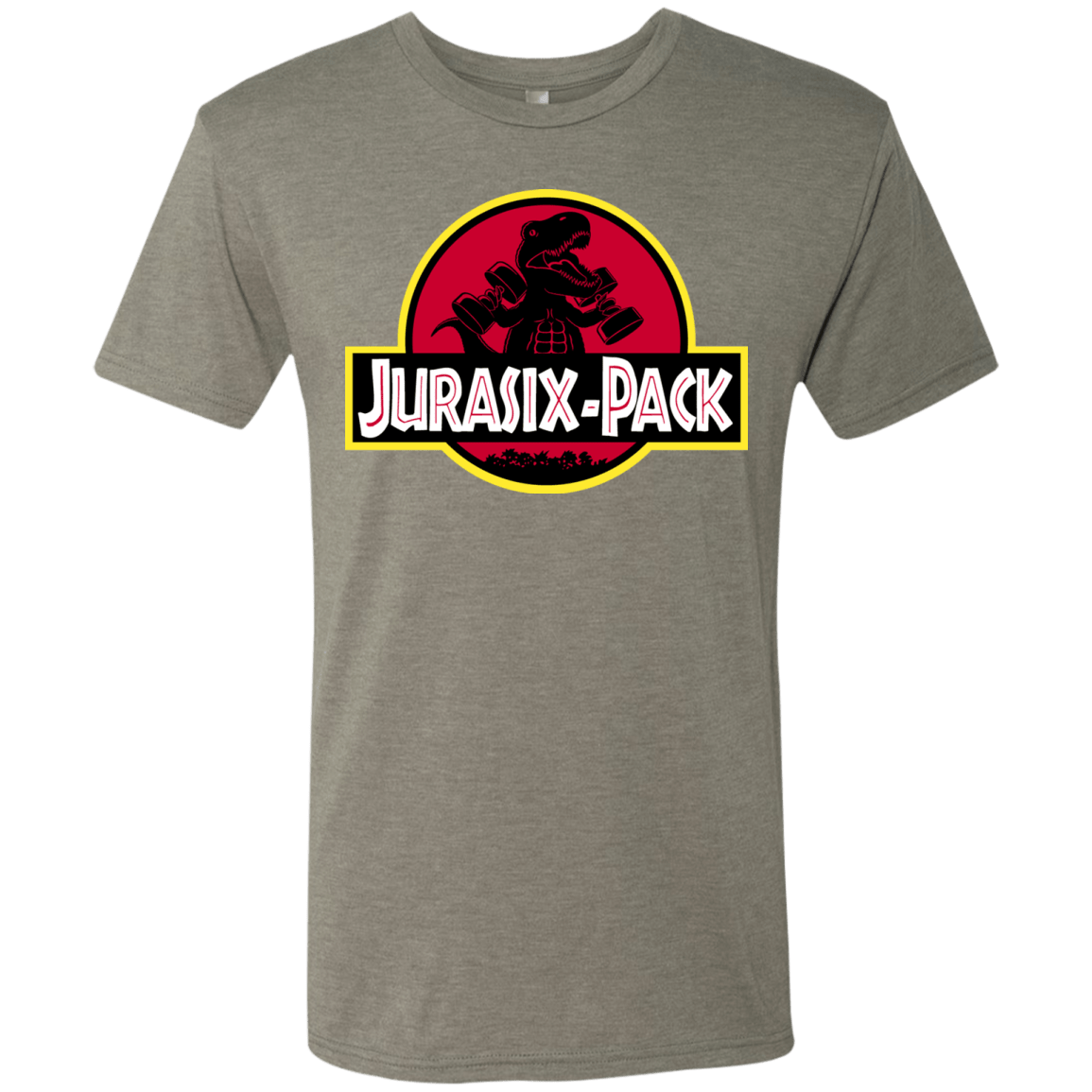 T-Shirts Venetian Grey / S Jurasix-Pack Men's Triblend T-Shirt