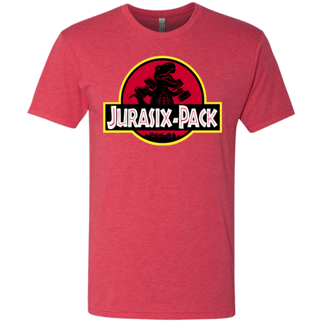 T-Shirts Vintage Red / S Jurasix-Pack Men's Triblend T-Shirt