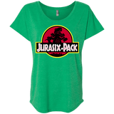 T-Shirts Envy / X-Small Jurasix-Pack Triblend Dolman Sleeve