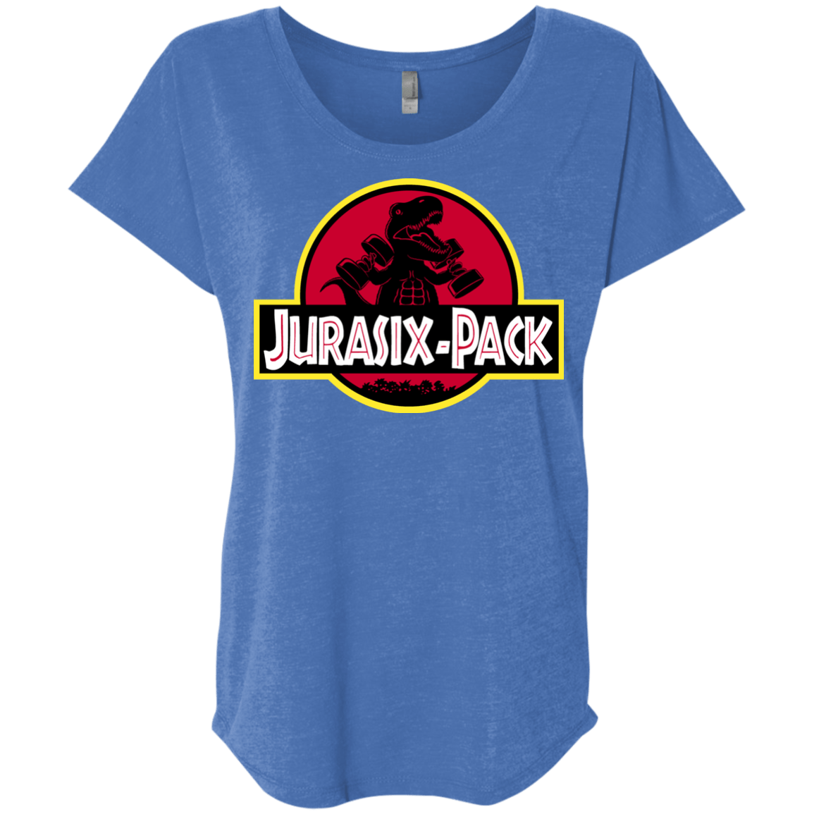 T-Shirts Vintage Royal / X-Small Jurasix-Pack Triblend Dolman Sleeve
