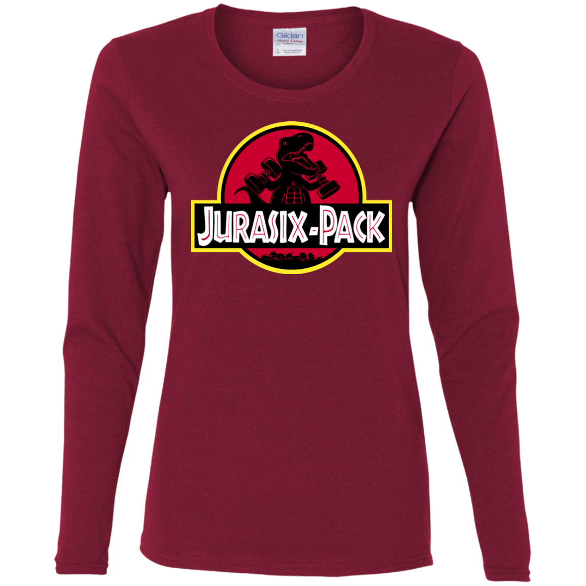 T-Shirts Cardinal / S Jurasix-Pack Women's Long Sleeve T-Shirt