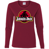 T-Shirts Cardinal / S Jurasix-Pack Women's Long Sleeve T-Shirt