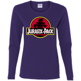 T-Shirts Purple / S Jurasix-Pack Women's Long Sleeve T-Shirt
